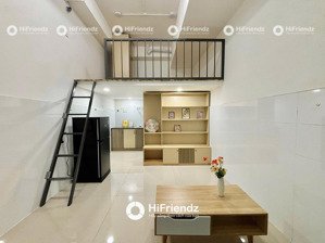 cho thuê căn hộ cao cấp - full nội thất - gác cao 2m - có bảo vệ - giá 4tr6/phòng - an ninh tốt