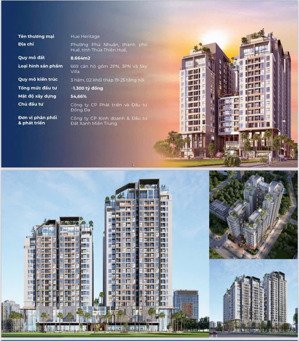 hot dự án chung cư cao cấp đầu tiên ngay trung tâm thành phố huế mặt tiền đống đa 42m