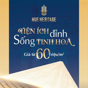 căn hộ cao cấp huế heritage trung tâm tp huế - giá dự kiến 60 triệu/m² - booking 50 triệu giữ chỗ
