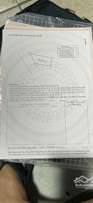 hoa hậu ngủ quên dt 100m full thổ va dt 124m thi có 60m đất thừa ngoài sổ được sử dụng