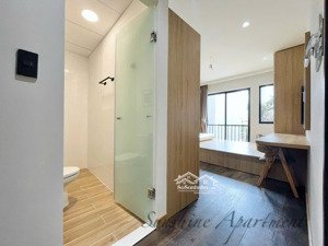 căn hộ studio ban công hiện đại ngay kdc cát lái - gần trường umt - full nội thất có máy giặt riêng