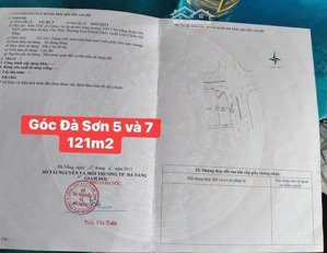 lô góc 2 mặt tiền đà sơn 5 và 7
