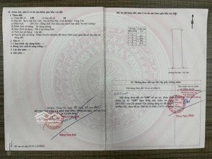 bán lô đất mặt tiền đường phú mỹ tóc tiên, full thổ cư có nhà cấp 4 cho thuê