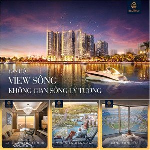 bán căn hộ góc 2pn 80m2 tại the beverly chuẩn resort 5 sao, vinhomes grand park giá chỉ 70 triệu/m2
