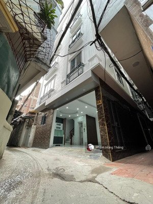 bán nhà lô góc, thang máy, cách mặt phố trần khát chân 10m, ôtô đỗ cửa kinh doanh. 40m. 6t. mt 4,5