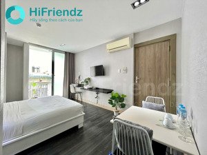 chung cư mini cao cấp - studio ban công cực chill - thời gian thuê linh động - gần cv tao đàn q3