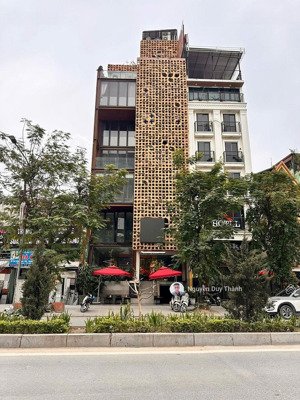 bán nhà mặt phố lạc long quân, tây hồ, 120m2 8tầng,mt9m,thang máy thông sàn, hạ 6tỷ, giá mới 73.9tỷ