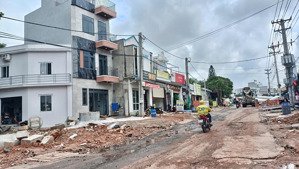 bán đất mặt tiền tô vĩnh diện, ngang 11m, làng đh quốc gia, quốc lộ 1k, đông hoà, dĩ an chỉ 98tr/m2