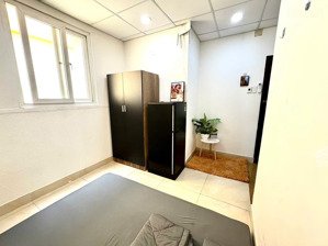 phòng studio cửa sổ thoáng nội thất cơ bản gần cityland parkhills