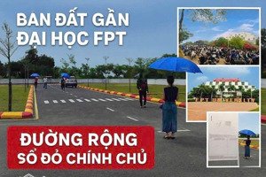 đất vàng 126m gần đại học quốc gia & khu công nghệ cao hòa lạc giá chỉ 25tr/m²!