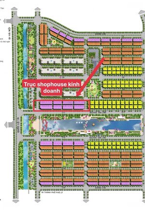 shophouse 2 mặt tiền - đối diện chung cư và sông lễ hội - vị trí kinh doanh đỉnh cao