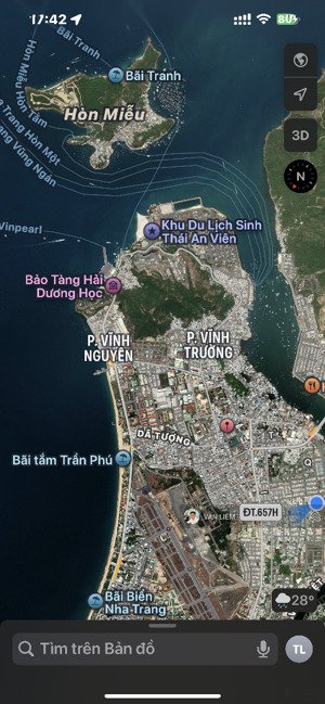 đất tđc vĩnh trường - nha trang ( lô góc )
59.5m2 ngang 14.9m ( lô sạch ) hướng tây
