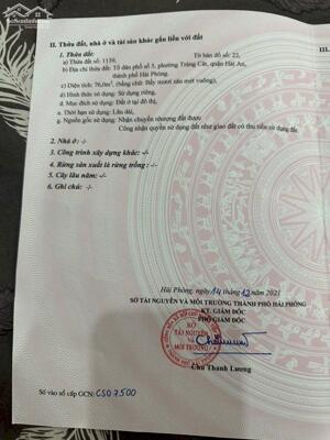 Bán lô góc đất mặt đường Cát Khê, Tràng Cát 76m2 giá 2.85 tỷ