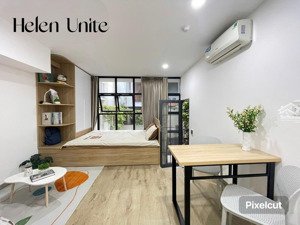 trống sẵn căn hộ studio cửa sổ lớn - full nt - max 3 bạn - có bảo vệ - gần đh uef, hub, hutech...