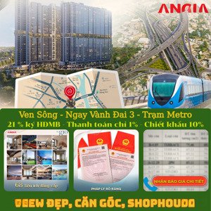 giỏ hàng độc quyền the gió riverside view sông ngay metro s2.1 tăng giá theo hạ tầng