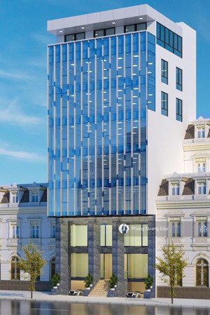 cho thuê toà văn phòng mặt phố lê trọng tấn - thanh xuân - dt 200m2 x 9 tầng - mt 16m