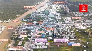 nền đất giá siêu mềm kế chợ bình an - tắc cậu. lộ 4-7m, đầy đủ tiện ích, 67-100m2, full thổ cư shr