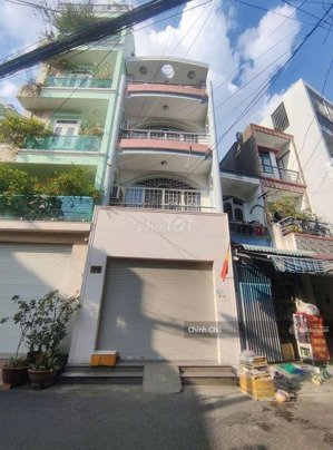 giá tốt: bán nhà 1 trệt 3 lầu, 44m2 ( dtsd=200m2) 5pn, mặt tiền 116 thiên phước, p.9. tân bình