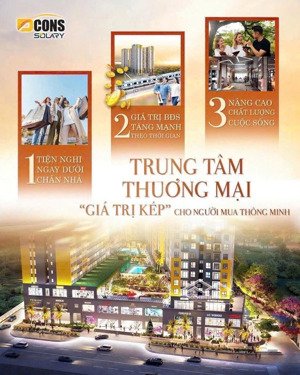 bcons solary, liền kề metro, 3 tầng tttm ngay dưới nhà căn 2pn, chỉ từ 1.8tỷ 53m2