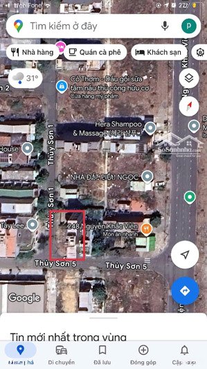 góc 2mt thuỷ sơn 5-thuỷ sơn 1, sát nguyễn khắc viện, biển sơn thuỷ.