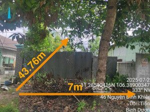 bán đất tại đường nguyễn bỉnh khiêm, thị trấn dầu tiếng, dầu tiếng, bình dương, 2 tỷ, 315.4 m2