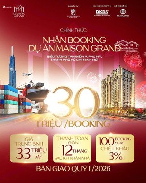 maison grand phú mỹ cao cấp tại trung tâm phú mỹ giá chỉ từ 1,6 tỷ/căn tt 50% nhận nhà. 