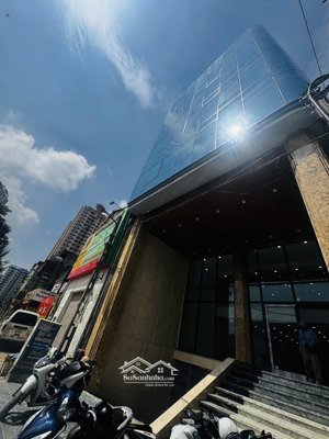 tòa văn phòng, lô góc 3 thoáng mặt phố trịnh đình cửu, dt180m2 xây 9t mt9m giá 122 tỷ