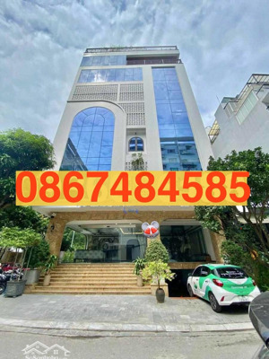 bán toà văn phòng vip. dịch vọng hậu, cầu giấy. 190m2/9t căn góc 3 mặt tiền cực rộng