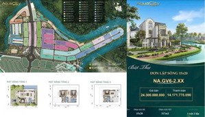bán biệt thự đơn lập view sông 300m2 - giá tốt nhất thị trường.