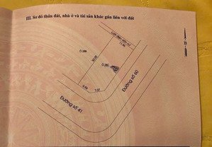 bán lô góc 2 mặt tiền ds 41 và 60 tdc phú chánh b giá rẻ