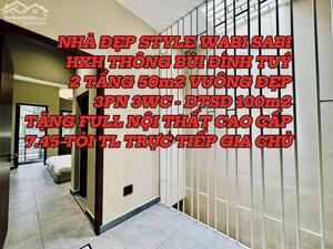 NHÀ ĐẸP MỚI XÂY - HXH THÔNG BÙI ĐÌNH TÚY - DTSD 100m2 3PN 3WC - 7.45 TỶ