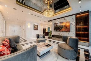 căn hộ 2pn nội thất hiện đại,siêu sang trọng view sông và công viên mát mẻ gần trung tâm thương mại