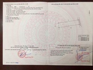 bán lô đất thổ cư 100% 217m2 giá 2 tỷ 850tr gần ubnd phường tây nha trang ( vĩnh ngọc cũ )