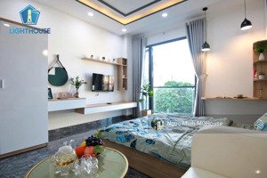 căn hộ mini studio ban công. cửa sổ siêu thoáng. chỉnh chu từng món nội thất. ngay tt phú nhuận pxl