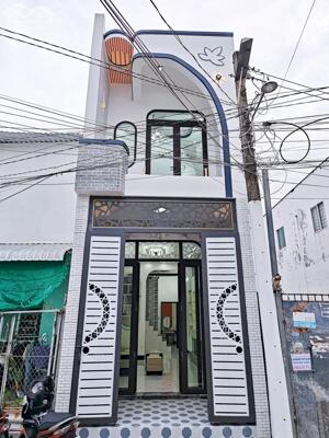 Nhà trệt lầu sát mặt tiền đường Hoàng Quốc Việt, gần chợ An Bình