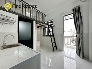 cuối tháng trống 1p duplex ban công (máy lạnh) gần chợ thạch đà - new 99%