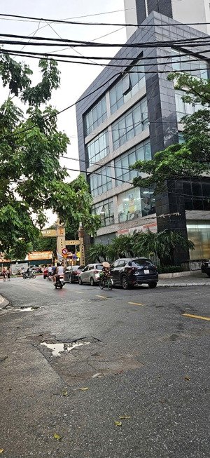 bán toà nhà vp - phố lê đức thọ, nam từ liêm - thang máy - vỉa hè rộng - dt120m, mt7m. giá 50 tỷ