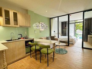 căn hộ cao cấp - 1 phòng ngủ ban công - free dọn phòng - trung tâm quận 1 - ngay cầu bason, bitexco