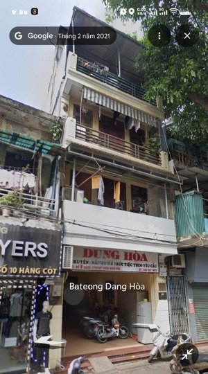 còn bán_nhà phố 2 mặt tiền_1 mặt_hàng cót; 1mặt_phùng hưng; phố cổ_vỉa hè rộng_kinh doanh đỉnh