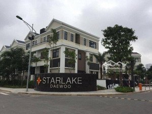 chính chủ gửi bán shophouse starlake, lô góc, diện tích 195m2,mặt tiền 8,5m,xây 4,5 tầng hoàn thiện