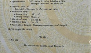 bán nhà cách đường hùng vương 50m, ngã 3 phú tài, quy nhơn