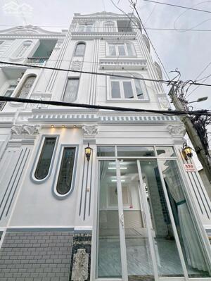 nhà 1 trệt 3 lầu góc 2 mặt tiền hẻm đường hồ búng sáng, lộ giới 5m, giá chỉ 3,89 tỷ