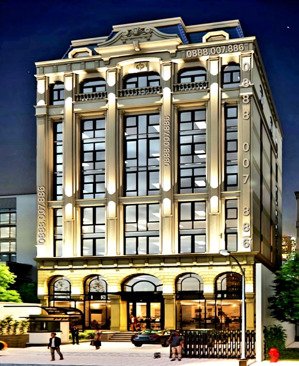 bán toà nhà văn phòng mặt phố hoàng quốc việt. phố vip, mặt tiền quyền lực. giá mềm