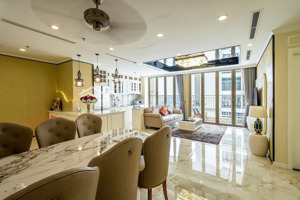 bán căn hộ 4pn view sông, decor sang trọng, sẵn sổ hồng, tầng 26 tại vinhomes central park