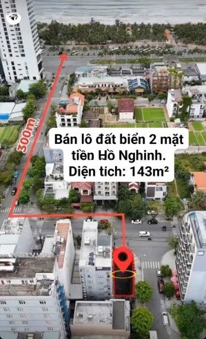 góc 2 mặt tiền hồ nghinh & nguyễn công sáu. dt 145m2 . giá 50 tỷ