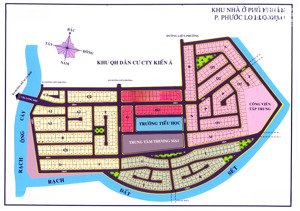 hàng hiếm bán 1000m2 đất mặt tiền đường 659 tại kdc biệt thự phú nhuận, p phước long( 4 lô liền kề)