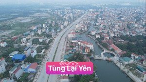 siêu khủng 150m2 đất dịch vụ lại yên - mặt tiền cực lớn 10m tròn