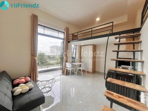 phòng full nội thất, ban công, gần hutech, gtvt, uef, hồng bàng, 5'' di chuyển qua dh văn lang