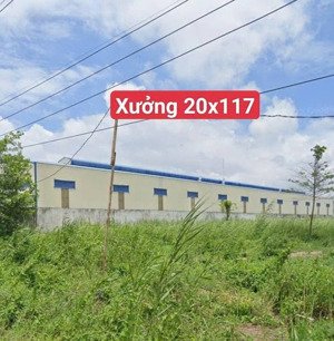 kcn đức hòa bán kho xưởng xây full đất 2340m2 đất skc ( 20x117)