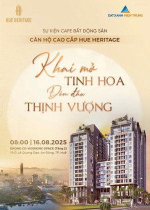 hot! căn hộ cao cấp hue heritage 2pn - vị trí độc tôn trung tâm thành phố